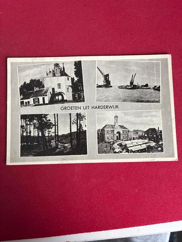 Oude ansichtkaart Harderwijk 1953 beschikbaar voor biedingen