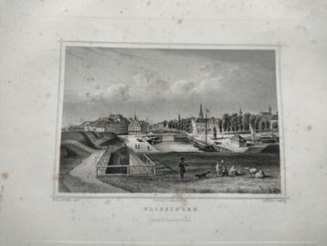 A 094 Vlissingen Staalgravure 1860 beschikbaar voor biedingen