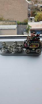 Lemax 1993 Stenen Paard en Wagen Ornament, Ophalen, Gebruikt, Steen, Dierenbeeld
