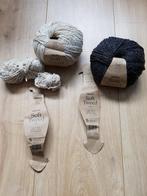 Drops soft tweed mix wol. Restant bollen. 2 kleuren., Hobby en Vrije tijd, Breien en Haken, Nieuw, Breien of Haken, Wol of Garen