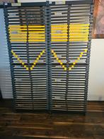 2X Z.G.A.N. 7 ZONE BOSSFLEX 600 LATTENBODEMS 70 X 200 CM, Huis en Inrichting, Ophalen, 70 cm of minder, Twijfelaar, Bedbodem