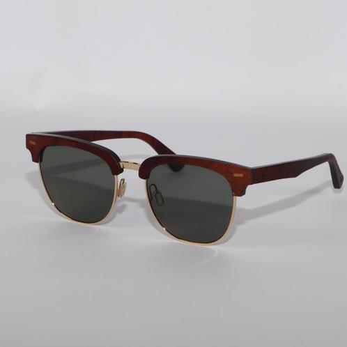 Shwood Eugen Wood Zonnebril - Incl. Garantie (A), Sieraden, Tassen en Uiterlijk, Zonnebrillen en Brillen | Heren, Zo goed als nieuw