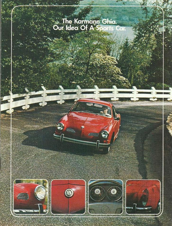 Volkswagen Karmann Ghia (cabrio) folder, Boeken, Auto's | Folders en Tijdschriften, Zo goed als nieuw, Volkswagen, Ophalen of Verzenden