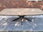 Eettafel Deens ovaal 220x100cm massief eiken verjongd NIEUW, Huis en Inrichting, Ophalen, Nieuw