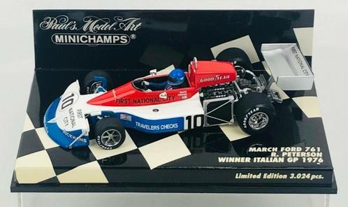 Minichamps March 761 Ronnie Peterson 1976 1/43 Formule 1, Verzamelen, Automerken, Motoren en Formule 1, Nieuw, Formule 1, Ophalen of Verzenden