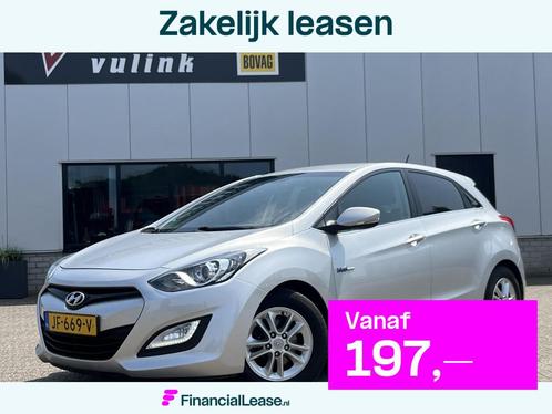 Hyundai i30 1.6 GDI i-Motion Plus ECC NAV CRUISE TREKHAAK, Auto's, Hyundai, Bedrijf, Lease, Financial lease, i30, ABS, Airbags