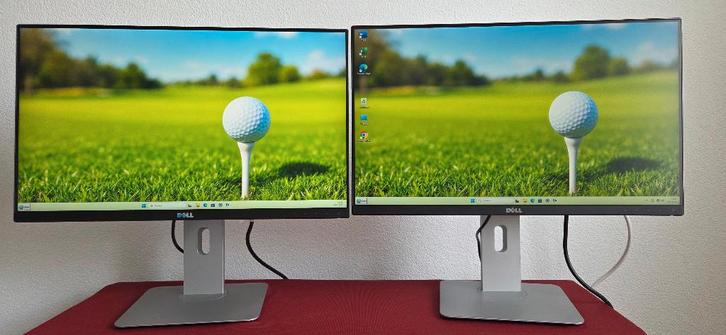 2x High Class Lcd's Dell UltraSharp U2414HB 2 HDMI 2 Display, Computers en Software, Monitoren, Zo goed als nieuw, 101 t/m 150 Hz