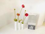 Rader set 3 mini vaasjes room poetry, nieuw, Overige materialen, Wit, Nieuw, Ophalen of Verzenden