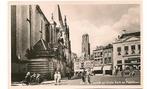 BN385-Zwolle,Gezicht op Grote Kerk en  Peperbus, Verzenden, 1940 tot 1960, Gelopen, Overijssel