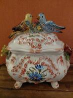 Super gaaf doosje met vogeltjes, porselein, Antiek en Kunst, Ophalen of Verzenden