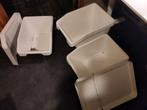 3 IKEA Opbergbakken met Deksel - Gebruikt, Huis en Inrichting, Ophalen, Kunststof, Gebruikt, Minder dan 50 cm