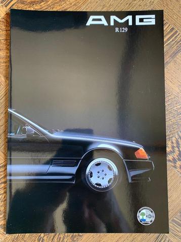 Leaflet Mercedes-Benz SL-klasse AMG motoren R129 1990 nieuw! beschikbaar voor biedingen