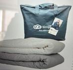 Verzwaringsdeken met hoes Set 8 KG simply cosy met, Huis en Inrichting, Slaapkamer | Beddengoed, Ophalen, Eenpersoons, Grijs, Deken of Dekbed