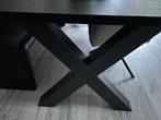 Zwarte grote leeftafel, Huis en Inrichting, Tafels | Eettafels, Ophalen, 200 cm of meer, 50 tot 100 cm, Zo goed als nieuw