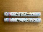 2x Confetti Kanon Meisje - Gender Reveal. Nieuw!, Ophalen of Verzenden, Nieuw
