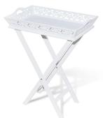 Dienblad theetafel bijzettafel hout GRATIS VERZONDEN!, Verzenden, Nieuw, Rechthoekig, Hout