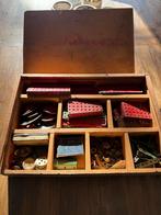 Doos met oude mecano, Ophalen of Verzenden, Gebruikt