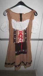 Dames Dirndl tiroler jurk maat L incl. tiroler hoed., Ophalen of Verzenden, Zo goed als nieuw, Maat 46/48 (XL) of groter, Carnaval