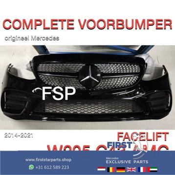 W205 C205 C43 AMG FACELIFT VOORBUMPER Mercedes C Klasse 2020 beschikbaar voor biedingen