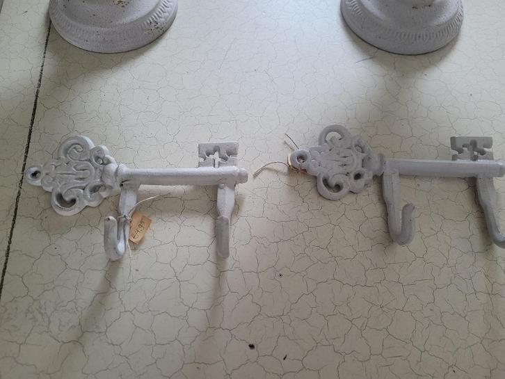 Gietijzeren sleutelrekje p/st 2.95, Huis en Inrichting, Woonaccessoires | Kapstokken, Nieuw, Wandkapstok, Minder dan 100 cm, Metaal