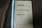 Hercules Sachs P1 onderdelen boek Hercules bromfiets, Ophalen of Verzenden, Gebruikt