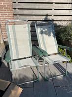 2 Crespo Campingstoelen, Caravans en Kamperen, Ophalen, Gebruikt