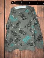 Trui met motors groen maat 110/116, Ophalen of Verzenden, Zo goed als nieuw, Jongen, Trui of Vest