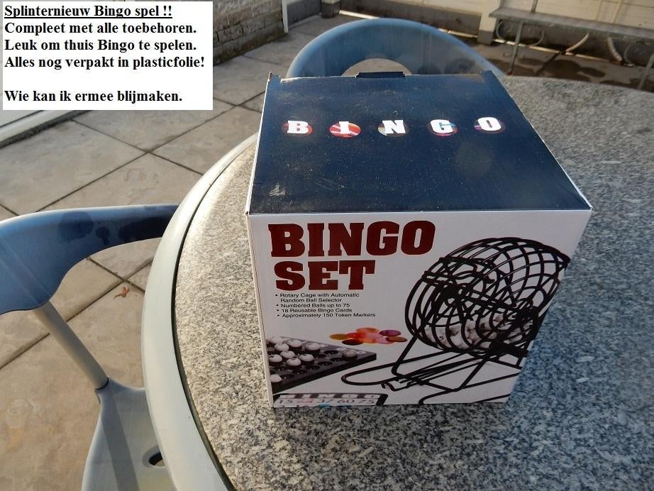 Nieuw.Bingospel.Compleet met alle toebehoren, Hobby en Vrije tijd, Gezelschapsspellen | Bordspellen, Drie of vier spelers, Verzenden