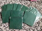 Groene Kerst Enveloppen 🎄14x 14 cm💥120 stuks, Ophalen of Verzenden, Zo goed als nieuw, Kerst, Blanco kaart of Basiskaart