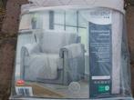 Della Casa Fauteuil Beschermhoes - Beige/Grijs - Nieuw, 100 tot 150 cm, Grijs, Nieuw, Ophalen of Verzenden