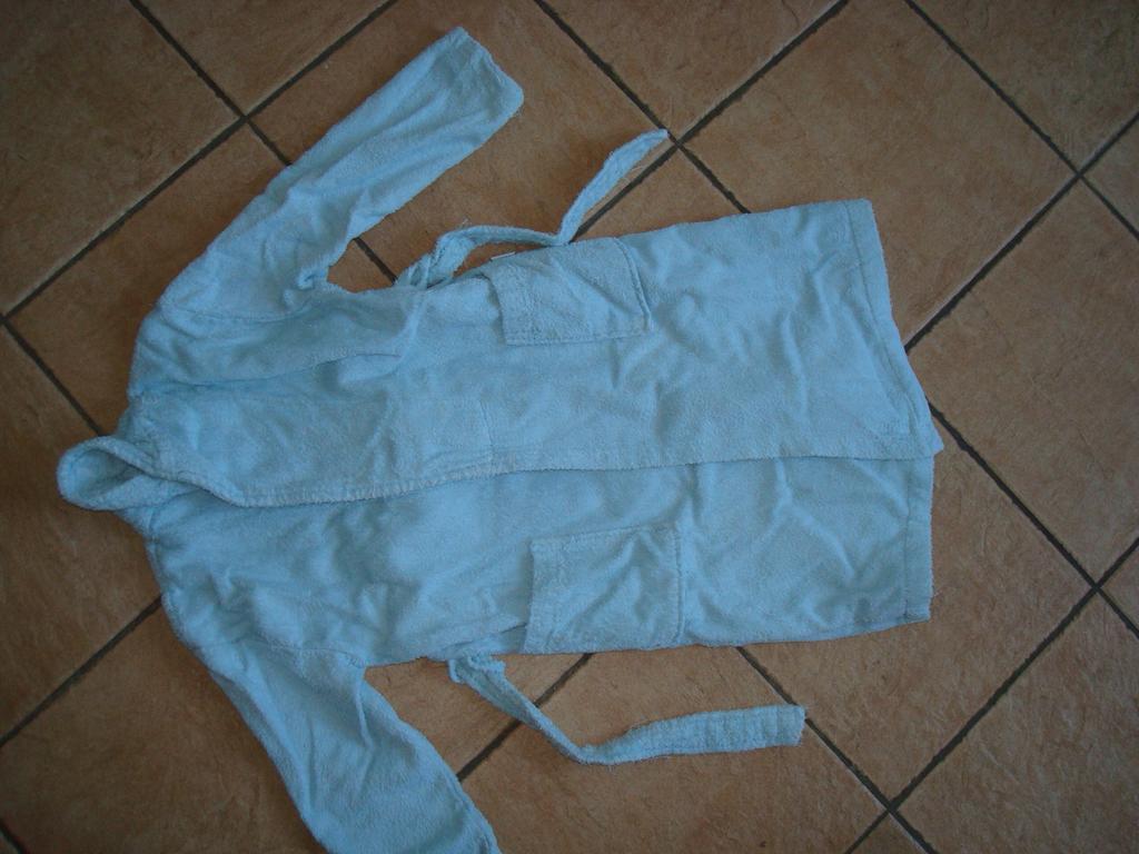 Lichtblauw ochtendjas Jip en Janneke maat 112/128, Ophalen of Verzenden, Zo goed als nieuw, Meisje