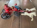 Paarden en Brandweerauto Hubley Kenton, Antiek en Kunst, Ophalen