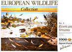 European Wildlife, Rivers and streams, Hobby en Vrije tijd, Denksport en Puzzels, Ophalen of Verzenden, 500 t/m 1500 stukjes, Gebruikt