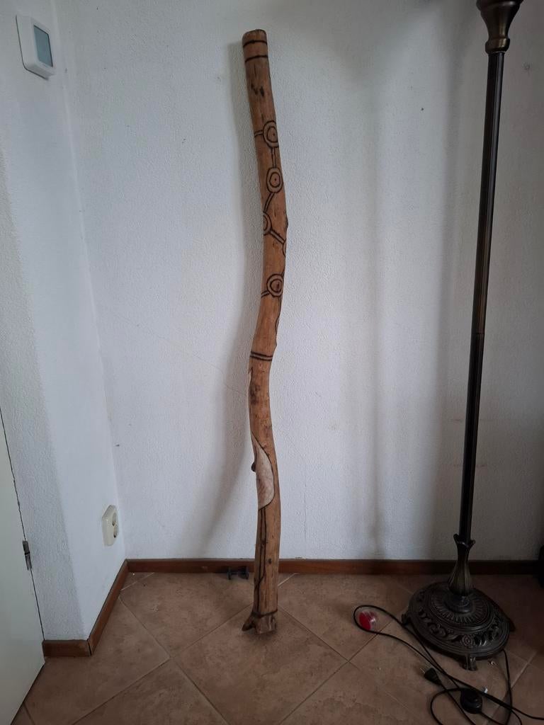 Origineel Australische didgeridoo van eucalyptushout, Muziek en Instrumenten, Blaasinstrumenten | Didgeridoos, Ophalen