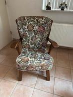 Bank met voeten kruk, Huis en Inrichting, Fauteuils, Ophalen, Gebruikt, Minder dan 50 cm