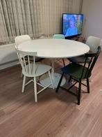 Vintage Tulip-eetkamertafel(120cm), Ophalen of Verzenden, Zo goed als nieuw, Rond, 100 tot 150 cm