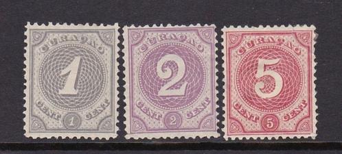 Curaçao 1889-1891 ongestempeld, Postzegels en Munten, Postzegels | Nederlandse Antillen en Aruba, Postfris, Verzenden