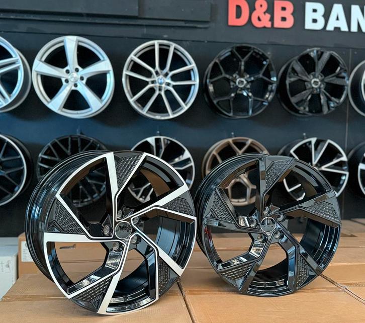 19 inch rs look velgen 5x112 Audi a3 s3 s4 a4 a5 a6q2 q3 q5, Auto-onderdelen, Banden en Velgen, Velg(en), 19 inch, 235 mm, Personenwagen