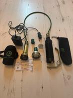 Greenforce duiklamp – krachtige set in topstaat!, Watersport en Boten, Ophalen of Verzenden, Zo goed als nieuw, Duiklamp