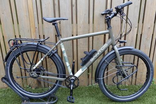 Santos Travelmaster 3+ 57 Cm Rohloff+XT Schijfremmen+Riem, Fietsen en Brommers, Fietsen | Heren | Sportfietsen en Toerfietsen