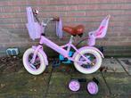 12,5 inch roze meisjes fiets met zijwieltjes, Ophalen, Zo goed als nieuw