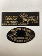 2 stickers Gouden Leeuw fietsen Valkenswaard, Verzenden, Zo goed als nieuw, Merk