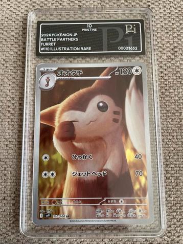 Furret #110 JP Illustratie Rare Pi 10 Pristine beschikbaar voor biedingen