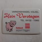 Oude sticker.  Varkenshandel Hein Verstegen.  Volkel., Ophalen of Verzenden, Zo goed als nieuw, Overige typen