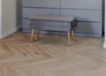 Fluwelen bank met opbergruimte Pavlina  37x80cm grijs poef beschikbaar voor biedingen