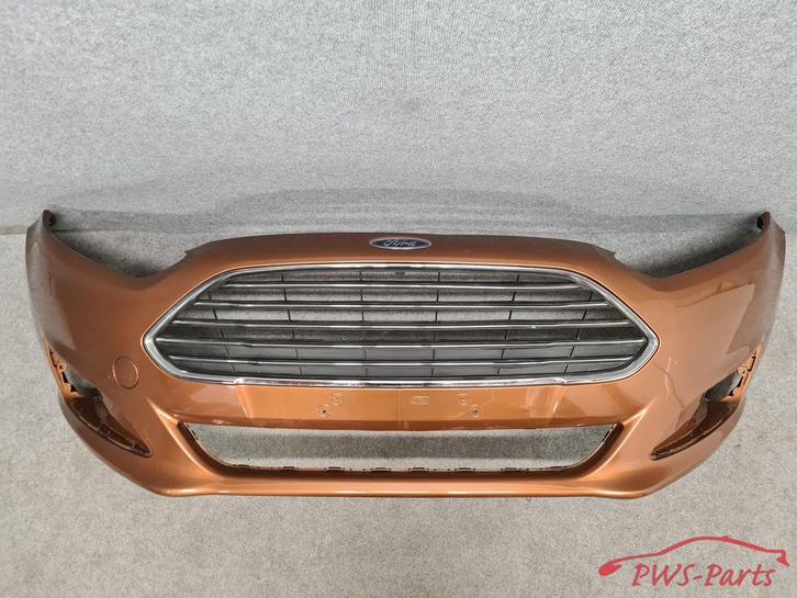 FORD FIESTA MK7 FACELIFT VOORBUMPER GRILL ORIGINEEL, Auto-onderdelen, Carrosserie en Plaatwerk, Bumper, Ford, Voor, Gebruikt, Ophalen of Verzenden