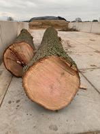 2 eiken stammen, Tuin en Terras, Haardhout, Ophalen