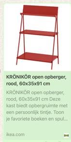 Krönikör open opberger rood IKEA nieuw in doos, Ophalen, Nieuw