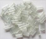 SALE Doorzichtige glas buis kralen 1 cm, Hobby en Vrije tijd, Kralen en Sieraden maken, Verzenden, Nieuw, Kraal