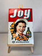 Joy vruchtendrank oud reclamebord, Reclamebord, Gebruikt, Ophalen of Verzenden, Nvt